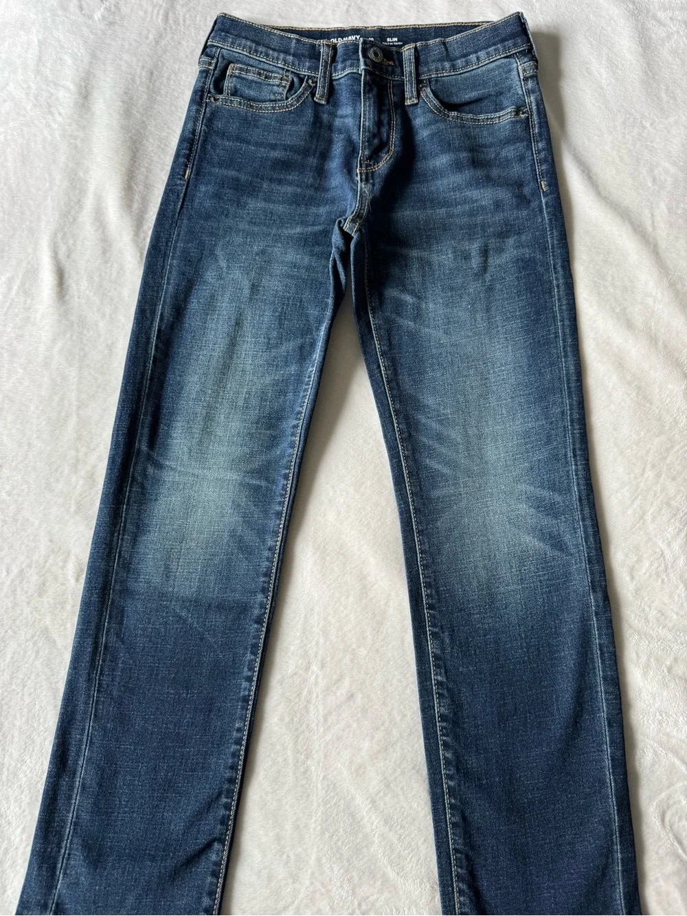 Old Navy Straight-Leg Blue Jeans